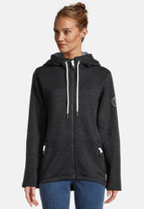 salzhaut - EMILIA Damen Fleecejacke Tailliert - adenauer & co - Anker - Basic - 7 - #farbe_Navy