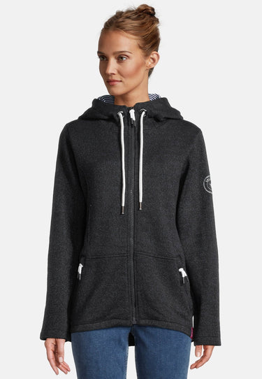 salzhaut - EMILIA Damen Tailliert - Hamburg - Kapuze - kuschelig - 1 - #farbe_navy