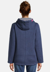 salzhaut - EMILIA Damen Fleecejacke Tailliert - adenauer & co - Anker - Basic - 5 - #farbe_Cobalt Blue