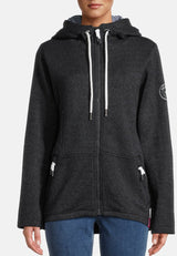 salzhaut - EMILIA Damen Fleecejacke Tailliert - adenauer & co - Anker - Basic - 9 - #farbe_Navy