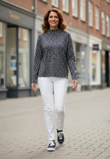 salzhaut - EZKEYDA Damen Sweatshirt normale Passform - adenauer & co - Anker - Basic - 1 - farbe_Anthra