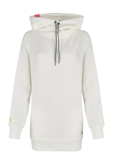 salzhaut - FABIOLA Damen normale Passform - Hoodie - Hoodiekleid - Kapuzenpulli - 2 - #farbe_offwhite