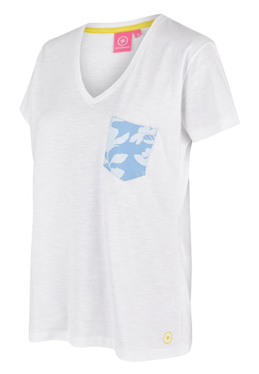 salzhaut - FADIA Damen Relaxed-Fit - Sweat - T-Shirt 5 - #farbe_white