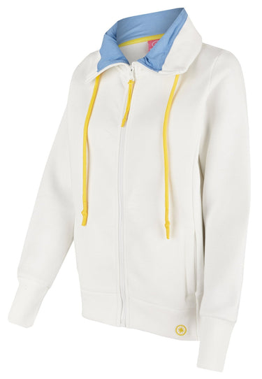 salzhaut - FELINA Damen normale Passform - Reißverschluss - Sweat - Sweatjacke - 3 - #farbe_offwhite