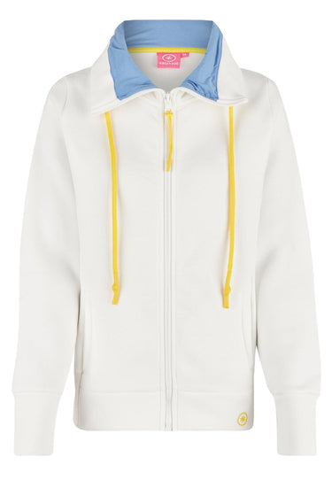 salzhaut - FELINA Damen normale Passform - Reißverschluss - Sweat - Sweatjacke - 2 - #farbe_offwhite