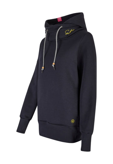 salzhaut - FELLINJA Damen normale Passform - Hoodie - Kapuzenpulli - kuschelig - 7 - #farbe_navy