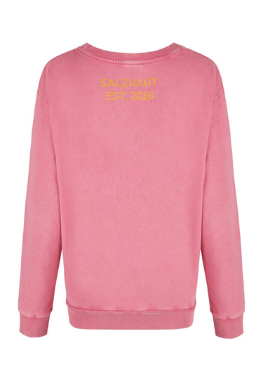 salzhaut - FILINDA Damen Relaxed-Fit - Rundhals - Sweat - Sweatshirt - 4 - #farbe_pink