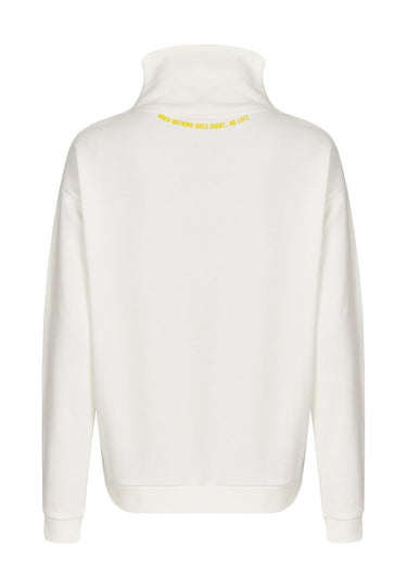 salzhaut - FINJA Damen normale Passform - Reißverschluss - Sweatshirt - Troyer - 4 - #farbe_offwhite