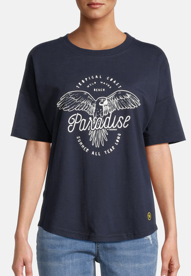 salzhaut - FIPSIE Paradise Damen normale Passform - Frontprint - Hamburg - Oversize - 13 - #farbe_navy