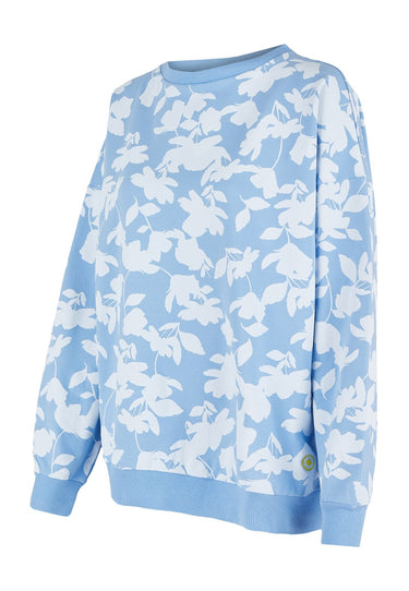 salzhaut - FRANCIS Damen Oversized - All-over-Print - Rundhals - Sweat - 5 - #farbe_ice-blue