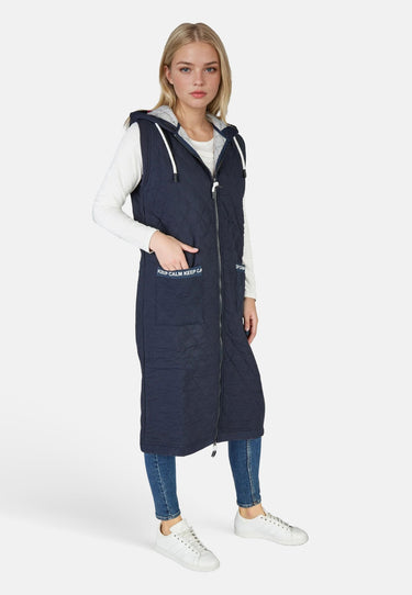 salzhaut - FRIZZI Damen Relaxed-Fit - Stepp - Sweat - Weste - 5 - #farbe_navy