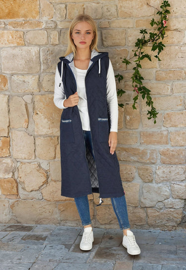 salzhaut - FRIZZI Damen Relaxed-Fit - Stepp - Sweat - Weste - 1 - #farbe_navy