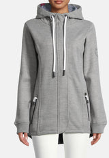salzhaut - FRÖKEN Damen Fleecejacke Tailliert - adenauer & co - Anker - Basic - 9 - #farbe_Grey Melange