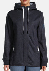 salzhaut - FRÖKEN Damen Fleecejacke Tailliert - adenauer & co - Anker - Basic - 4 - #farbe_Navy