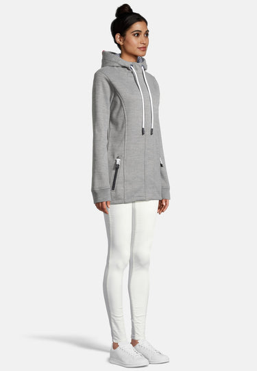 salzhaut - FRÖKEN Damen Tailliert - Fleecehoodie - Kapuze - Strickfleecejacke - 10