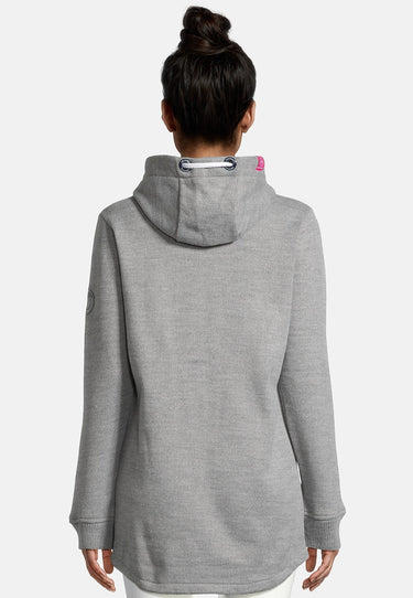 salzhaut - FRÖKEN Damen Tailliert - Fleecehoodie - Kapuze - Strickfleecejacke - 9