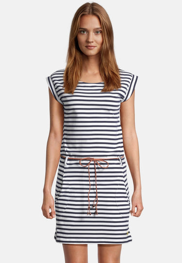 salzhaut - GALA Damen Tailliert - Kleid - Ringelkleid - Sommerkleid - 11 - #farbe_navy