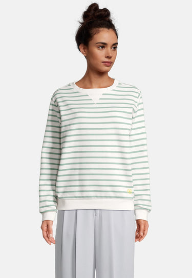 salzhaut - GESKE Damen Relaxed-Fit - ringel - Sweatshirt 6 - #farbe_salbei