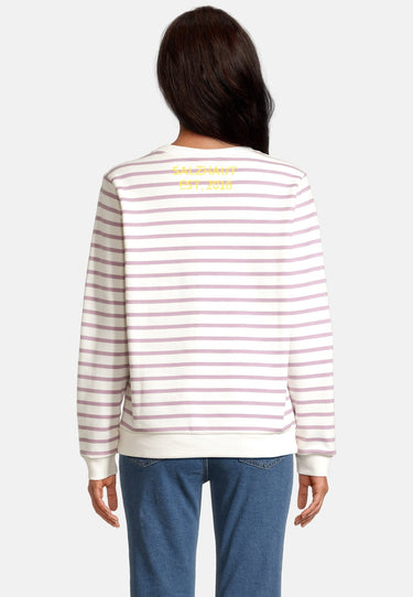 salzhaut - GESKE Damen Relaxed-Fit - ringel - Sweatshirt 4 - #farbe_flieder