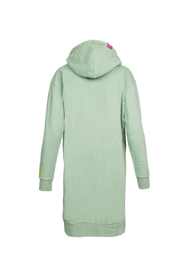 salzhaut - GEYKO Damen normale Passform - Hoodiekleid - Kleid - Sweat - 4 - #farbe_salbei
