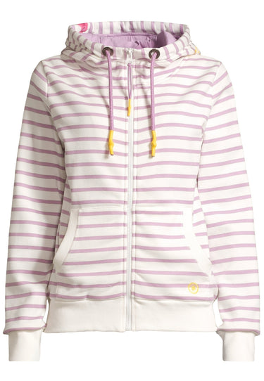 salzhaut - GRIETJE Damen normale Passform - Hoodiejacke - Sweatjacke 2 - #farbe_flieder