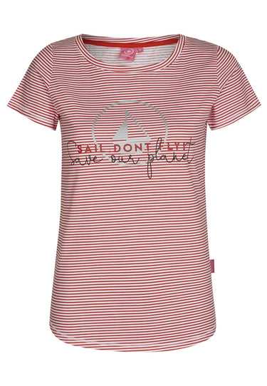 Salzhaut - Gudrun Ringel Damen normale Passform - Damen - Frontprint - ringel - 1 - #farbe_mandarin-white