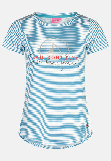 Salzhaut - Gudrun Ringel Damen normale Passform - Damen - Frontprint - ringel - 4 - #farbe_petrol