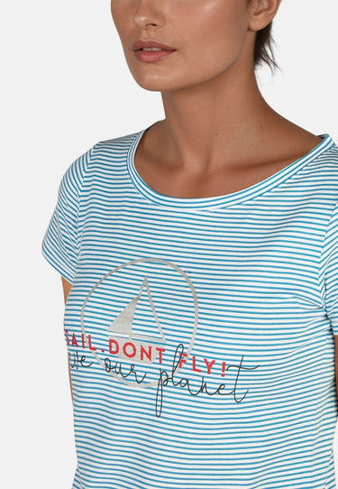 Salzhaut - Gudrun Ringel Damen normale Passform - Damen - Frontprint - ringel - 8 - #farbe_petrol