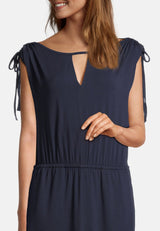Salzhaut - GUFI Damen Tailliert - Basic Casual - Kleid - Reduziert - 13 - #farbe_navy