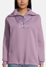 salzhaut - HAASKE Damen Sweatshirt Leicht tailliert - adenauer & co - Anker - Basic - 4 - #farbe_Purple