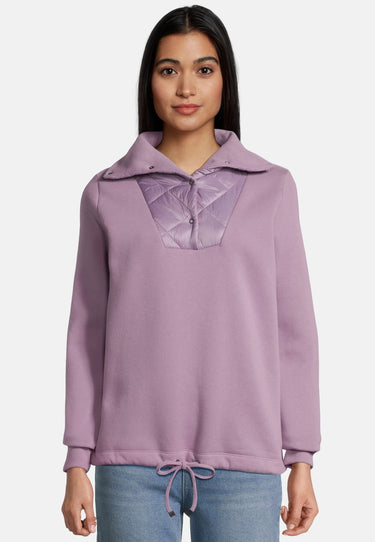 salzhaut - HAASKE Damen Leicht tailliert - Damen - Pullover - Stepp - 1 - #farbe_purple
