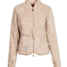 salzhaut - HADIYA Damen Tailliert - Damen - Sweatjacke - Teddy - 1 - #farbe_beige