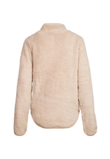 salzhaut - HADIYA Damen Tailliert - Damen - Sweatjacke - Teddy - 4 - #farbe_beige