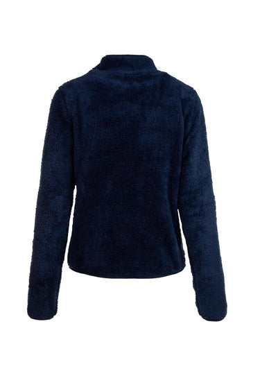 salzhaut - HADIYA Damen Tailliert - Damen - Sweatjacke - Teddy - 10 - #farbe_navy