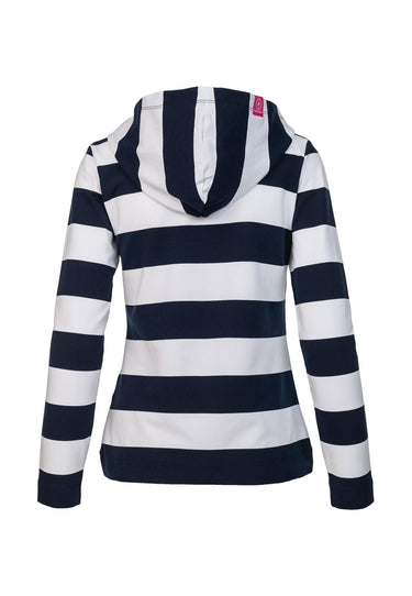 salzhaut - HAKANA Damen normale Passform - Hoodie - Kapuzenpullover - Langarmshirt - 3 - #farbe_navy-white