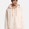 salzhaut - HEDVIG Damen Oversized - Bio - Hoodiejacke - kuschelig - 1 - #farbe_beige