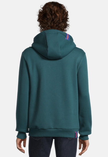 Salzhaut - HEFF - FISCHKOPP Herren normale Passform - Frontprint - HAKA - Hoodie - 12 - #farbe_dragonfly-neonpink