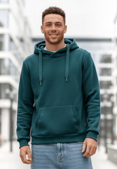 salzhaut - Herren Hoodie HEFF Regular Fit - adenauer & co - Anker - Basic - 41 - #farbe_Dragonfly