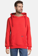 salzhaut - Herren Hoodie HEFF Regular Fit - adenauer & co - Anker - Basic - 15 - #farbe_Chilli Red