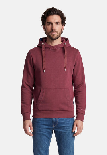 Salzhaut - HEFF Herren normale Passform - baumwollpullover - freizeitpullover - frühling - 85 - #farbe_merlot