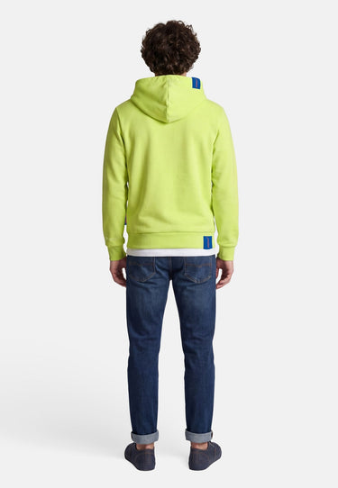 salzhaut - HEFF Herren Hoodie Regular Fit - adenauer & co - Anker - Basic - 119 - #farbe_Lime