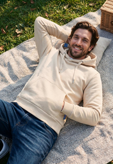 salzhaut - HEFF Herren Regular Fit, normale Passform - adenauer & co - Anker - Basic - 107 - #farbe_oat