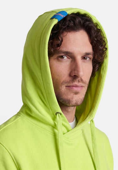 salzhaut - HEFF Herren Hoodie Regular Fit - adenauer & co - Anker - Basic - 121 - #farbe_Lime
