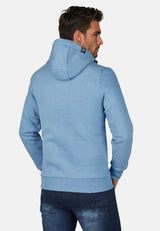 salzhaut - HEFF HOODIE Herren Hoodie normale Passform - adenauer & co - Anker - Basic - 4 - #farbe_Ice Blue