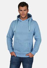 salzhaut - HEFF HOODIE Herren Hoodie normale Passform - adenauer & co - Anker - Basic - 3 - #farbe_Ice Blue