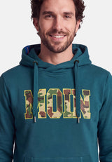 salzhaut - HEFF - MOIN Camouflage Herren Hoodie normale Passform - adenauer & co - Anker - Basic - 30 - #farbe_Dragonfly