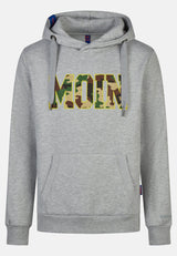 salzhaut - HEFF - MOIN Camouflage Herren Hoodie normale Passform - adenauer & co - Anker - Basic - 33 - #farbe_Grey Melange