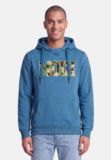 salzhaut - HEFF - MOIN Camouflage Herren Hoodie normale Passform - adenauer & co - Anker - Basic - 11 - #farbe_Blue Moon