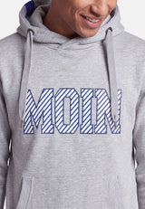 salzhaut - Herren Hoodie HEFF - MOIN Stripes normale Passform - adenauer & co - Anker - Basic - 14 - #farbe_Grey Melange-Navy