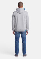 salzhaut - Herren Hoodie HEFF - MOIN Stripes normale Passform - adenauer & co - Anker - Basic - 12 - #farbe_Grey Melange-Navy